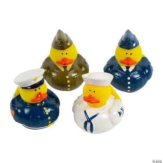 Armed Forces Rubber Ducks - by the dozen-duckduckjeep-offroad-wrangler-gladiator-3d-jeep duck-custom duck-Jeep-The Quacktory-Fun Jeep Ducks-Ducks4Jeep