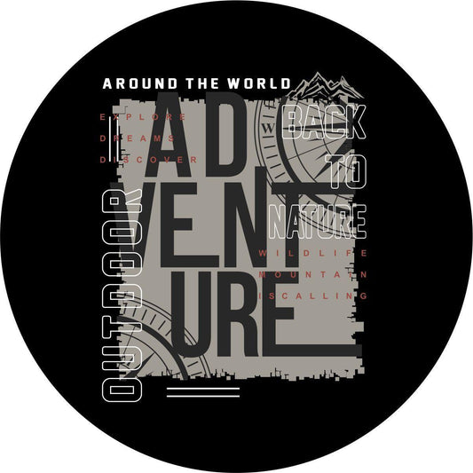 Around The World Adventures Unique Spare Tire Cover for Bronco, Jeep, RV, Camper, Trailers, & More-duckduckjeep-offroad-wrangler-gladiator-3d-jeep duck-custom duck-Jeep-The Quacktory-Fun Jeep Ducks-Ducks4Jeep