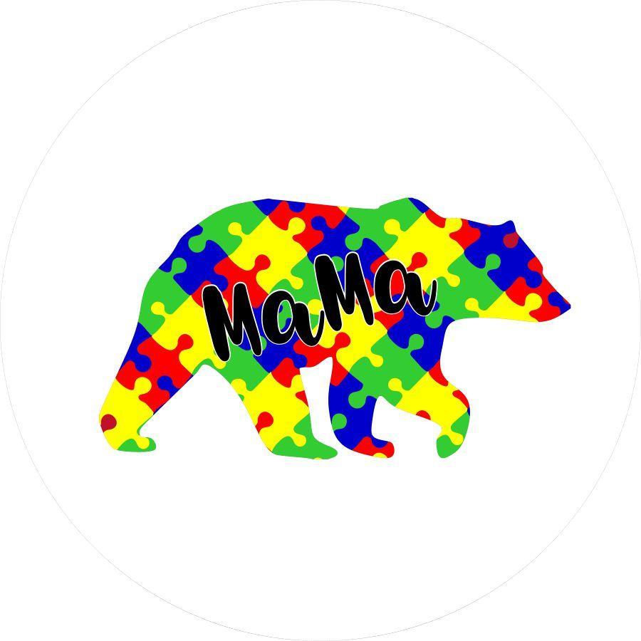 Autism Mama Bear-duckduckjeep-offroad-wrangler-gladiator-3d-jeep duck-custom duck-Jeep-The Quacktory-Fun Jeep Ducks-Ducks4Jeep
