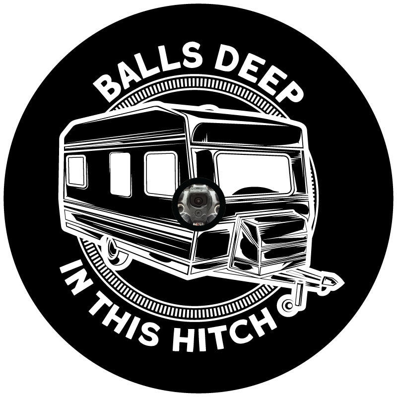Balls Deep In This Hitch Funny Spare Tire Cover for RV, Camper, Travel Trailer, Bumper Pull-duckduckjeep-offroad-wrangler-gladiator-3d-jeep duck-custom duck-Jeep-The Quacktory-Fun Jeep Ducks-Ducks4Jeep