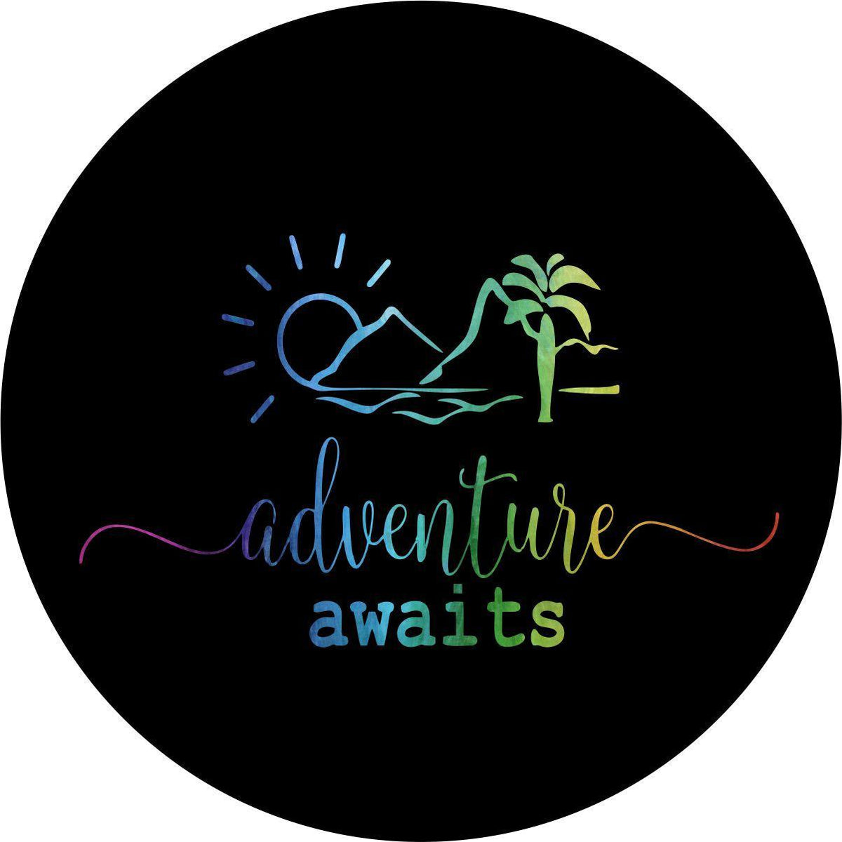 Beach + Adventure Awaits - Rainbow-duckduckjeep-offroad-wrangler-gladiator-3d-jeep duck-custom duck-Jeep-The Quacktory-Fun Jeep Ducks-Ducks4Jeep