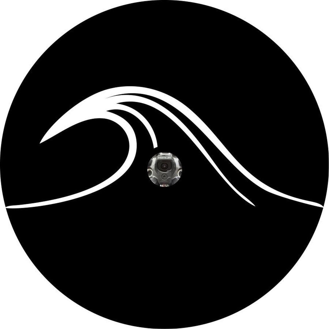 Beach Wave - Simple Custom Spare Tire Cover for Jeep, Broncos, Vans, Camper, RV, & More-duckduckjeep-offroad-wrangler-gladiator-3d-jeep duck-custom duck-Jeep-The Quacktory-Fun Jeep Ducks-Ducks4Jeep