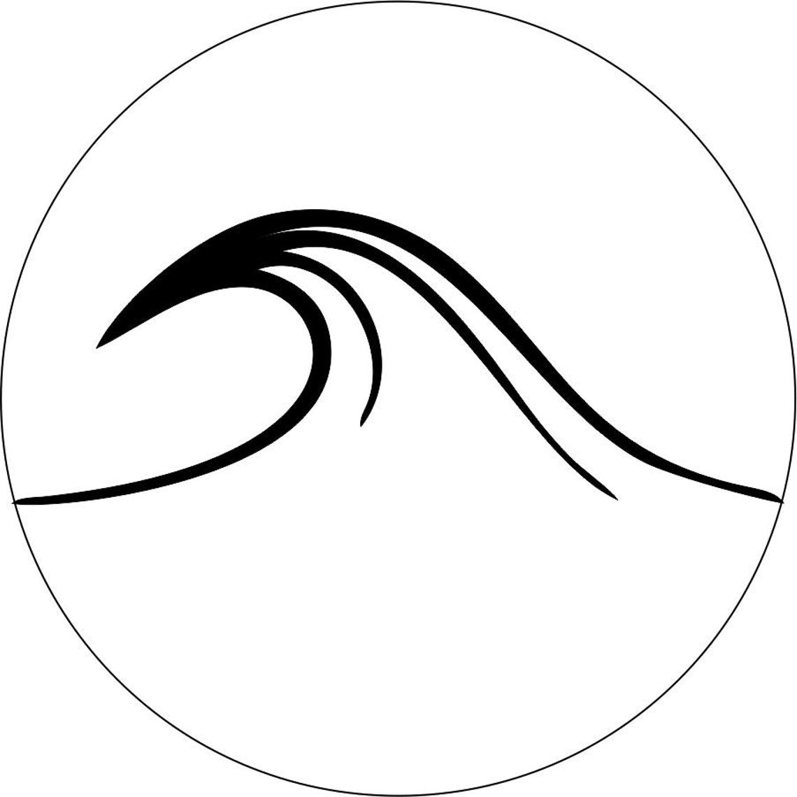 Beach Wave - Simple Custom Spare Tire Cover for Jeep, Broncos, Vans, Camper, RV, & More-duckduckjeep-offroad-wrangler-gladiator-3d-jeep duck-custom duck-Jeep-The Quacktory-Fun Jeep Ducks-Ducks4Jeep