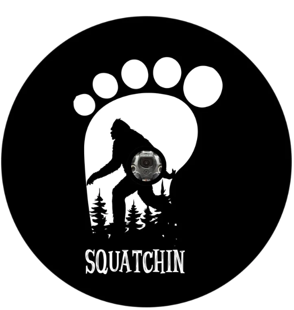 Bigfoot Footprint Spare Tire Cover-duckduckjeep-offroad-wrangler-gladiator-3d-jeep duck-custom duck-Jeep-The Quacktory-Fun Jeep Ducks-Ducks4Jeep
