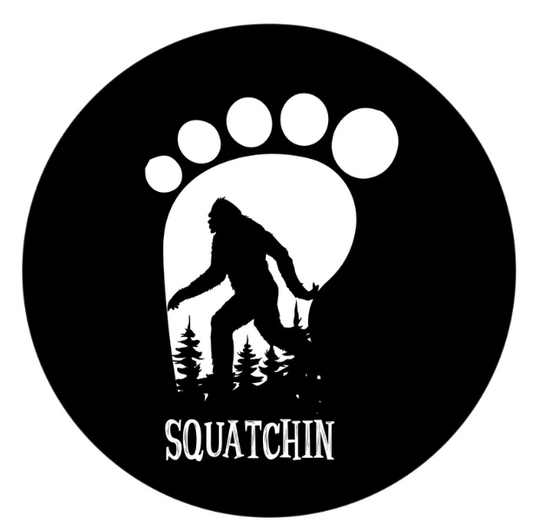 Bigfoot Footprint Spare Tire Cover-duckduckjeep-offroad-wrangler-gladiator-3d-jeep duck-custom duck-Jeep-The Quacktory-Fun Jeep Ducks-Ducks4Jeep