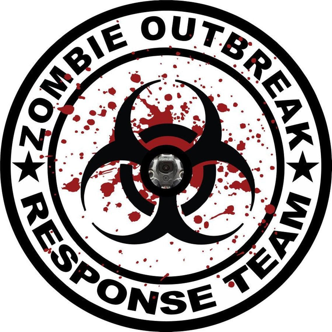 Bio-Hazard & Blood - Zombie Outbreak Response Team Spare Tire Cover Design-duckduckjeep-offroad-wrangler-gladiator-3d-jeep duck-custom duck-Jeep-The Quacktory-Fun Jeep Ducks-Ducks4Jeep