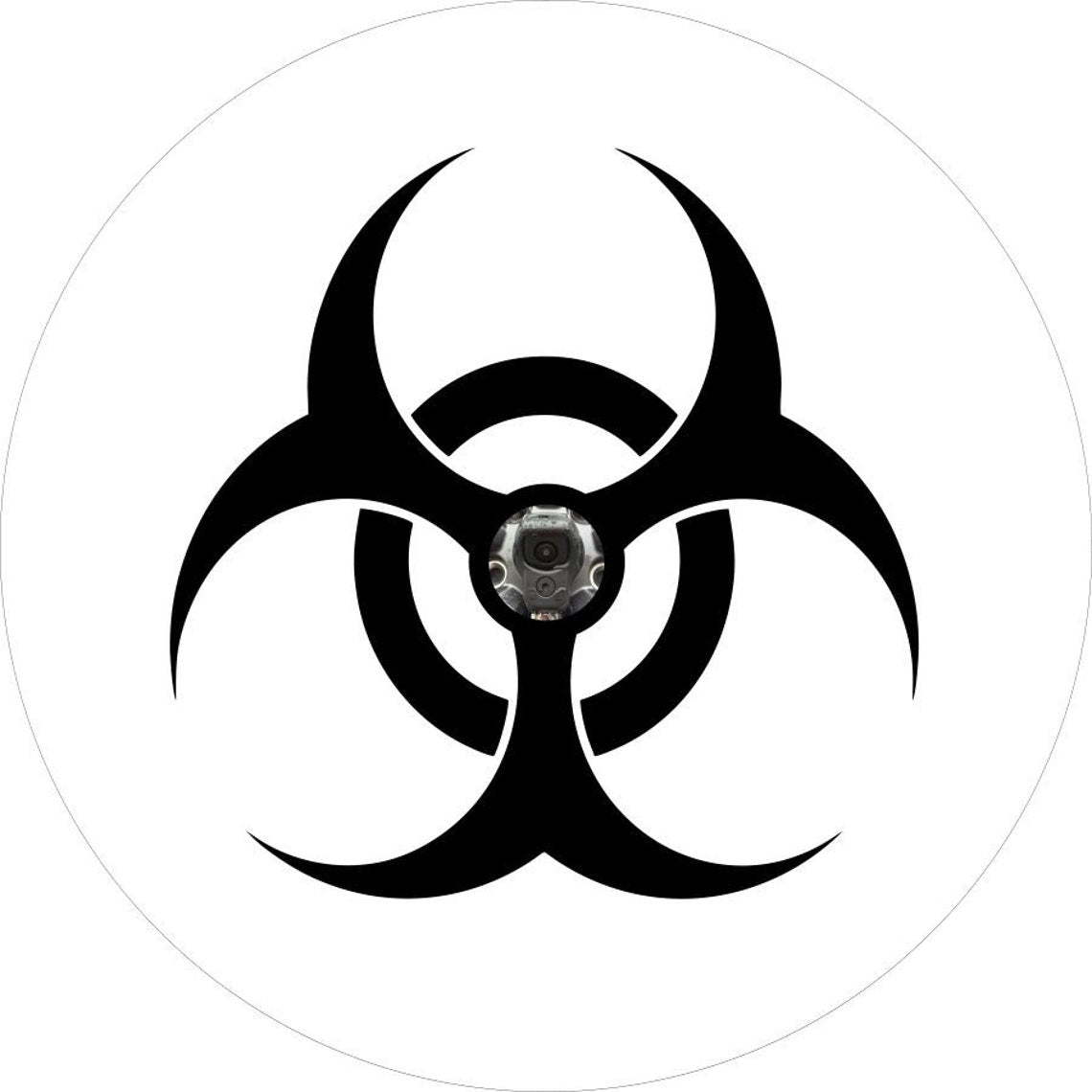 Biohazard Symbol Spare Tire Cover-duckduckjeep-offroad-wrangler-gladiator-3d-jeep duck-custom duck-Jeep-The Quacktory-Fun Jeep Ducks-Ducks4Jeep