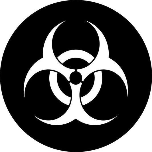 Biohazard Symbol Spare Tire Cover-duckduckjeep-offroad-wrangler-gladiator-3d-jeep duck-custom duck-Jeep-The Quacktory-Fun Jeep Ducks-Ducks4Jeep