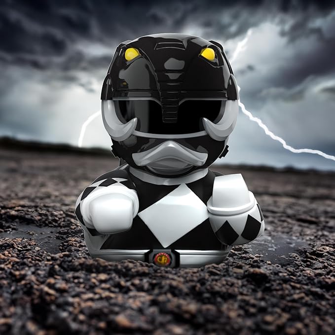Black Power Ranger Tubbz Collectible Duck-duckduckjeep-offroad-wrangler-gladiator-3d-jeep duck-custom duck-Jeep-The Quacktory-Fun Jeep Ducks-Ducks4Jeep
