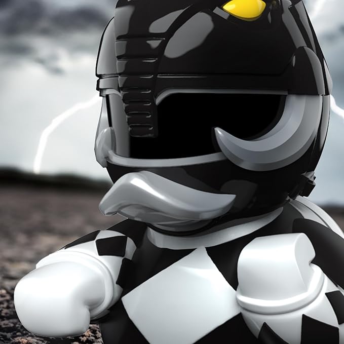 Black Power Ranger Tubbz Collectible Duck-duckduckjeep-offroad-wrangler-gladiator-3d-jeep duck-custom duck-Jeep-The Quacktory-Fun Jeep Ducks-Ducks4Jeep