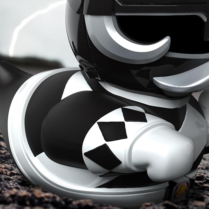 Black Power Ranger Tubbz Collectible Duck-duckduckjeep-offroad-wrangler-gladiator-3d-jeep duck-custom duck-Jeep-The Quacktory-Fun Jeep Ducks-Ducks4Jeep