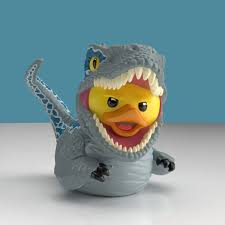 Blue (Jurassic Park) TUBBZ Collectible Duck (Boxed Edition)-duckduckjeep-offroad-wrangler-gladiator-3d-jeep duck-custom duck-Jeep-The Quacktory-Fun Jeep Ducks-Ducks4Jeep