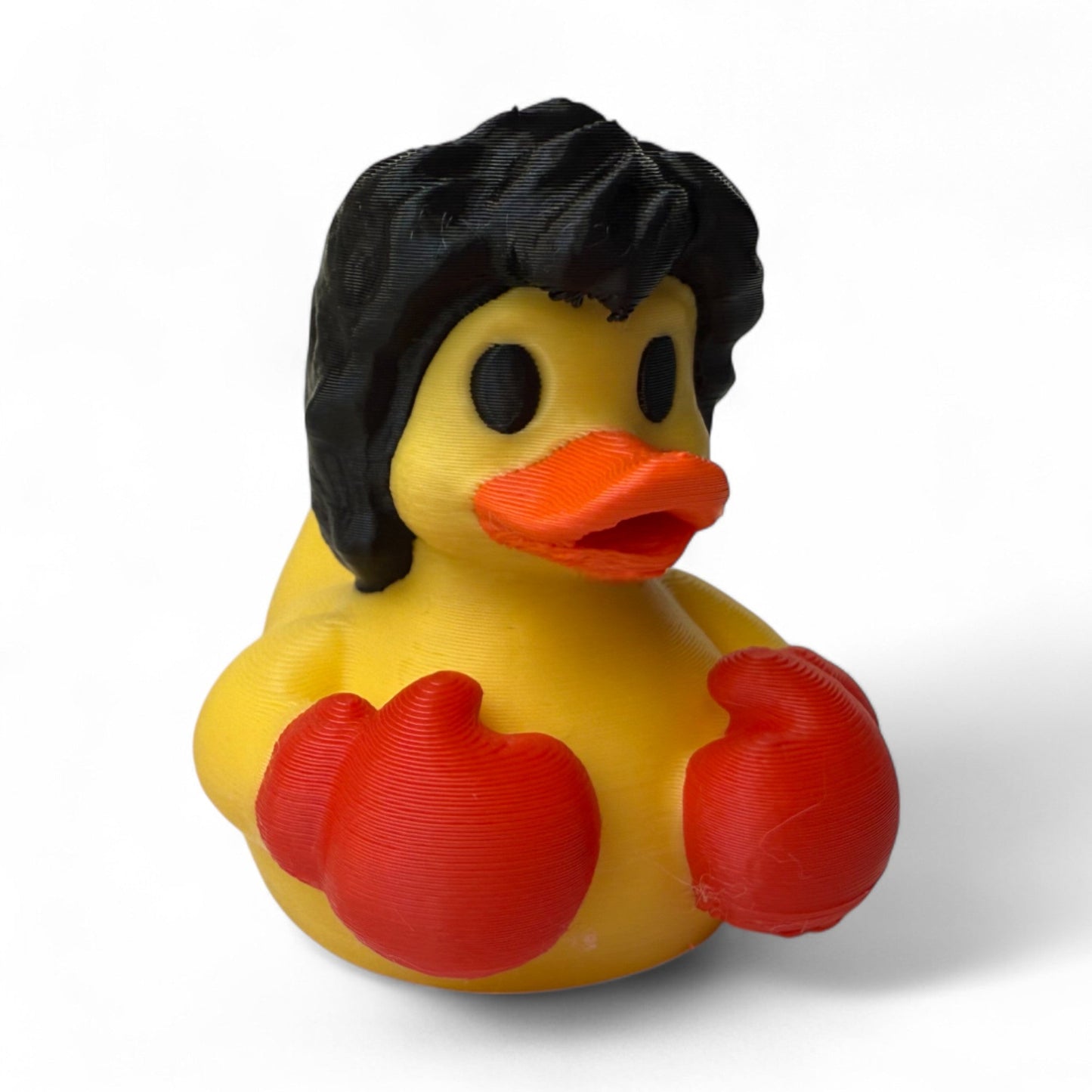 Boxing Duck – 3D-Printed Boxer Duck with American Spirit & Fighting Stance