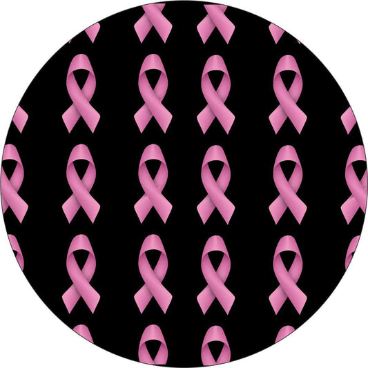 Breast Cancer Awareness Ribbons Spare Tire Cover for Jeep, RV, Camper, and More-duckduckjeep-offroad-wrangler-gladiator-3d-jeep duck-custom duck-Jeep-The Quacktory-Fun Jeep Ducks-Ducks4Jeep