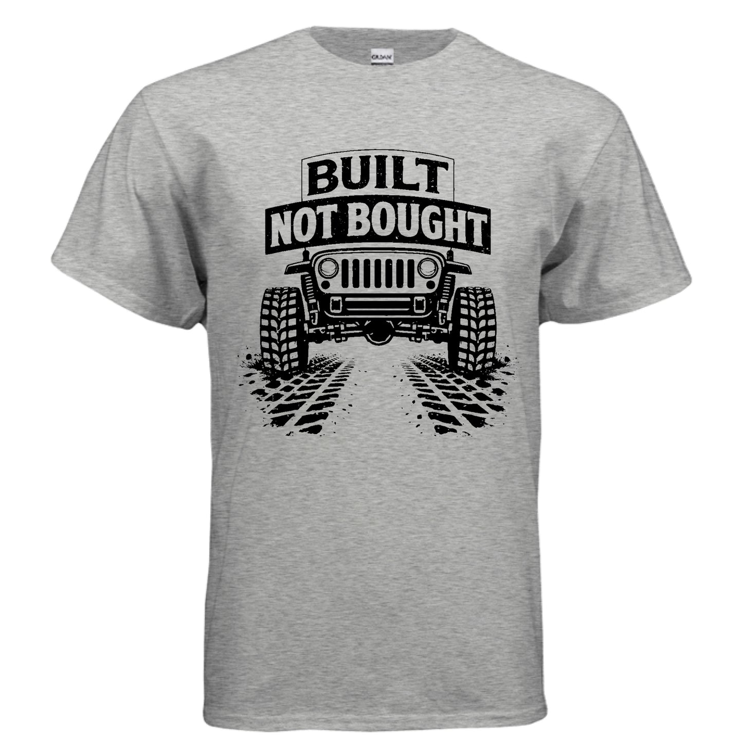 Built Not Bought Shirt-duckduckjeep-offroad-wrangler-gladiator-3d-jeep duck-custom duck-Jeep-The Quacktory-Fun Jeep Ducks-Ducks4Jeep