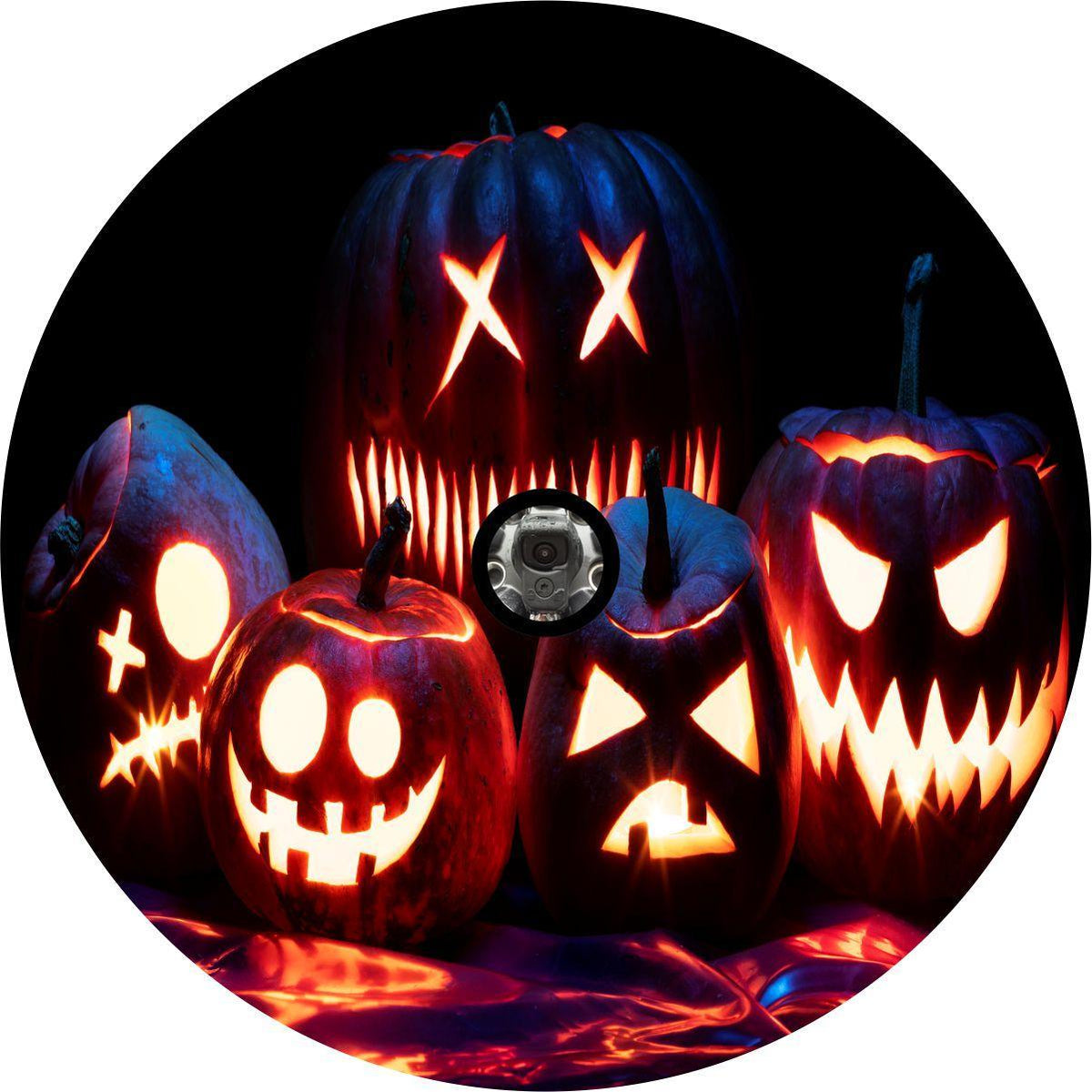 Bunch of Pumpkins - Spooky Season Spare Tire Cover for Jeep, RV, Camper, Bronco-duckduckjeep-offroad-wrangler-gladiator-3d-jeep duck-custom duck-Jeep-The Quacktory-Fun Jeep Ducks-Ducks4Jeep