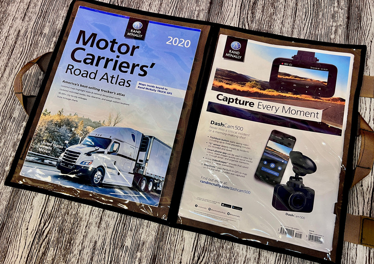 CLEAR Road Atlas - Map Pouch-duckduckjeep-offroad-wrangler-gladiator-3d-jeep duck-custom duck-Jeep-The Quacktory-Fun Jeep Ducks-Ducks4Jeep
