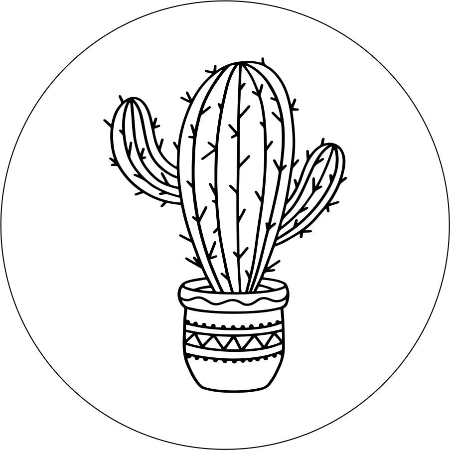 Cactus in a Pot-duckduckjeep-offroad-wrangler-gladiator-3d-jeep duck-custom duck-Jeep-The Quacktory-Fun Jeep Ducks-Ducks4Jeep