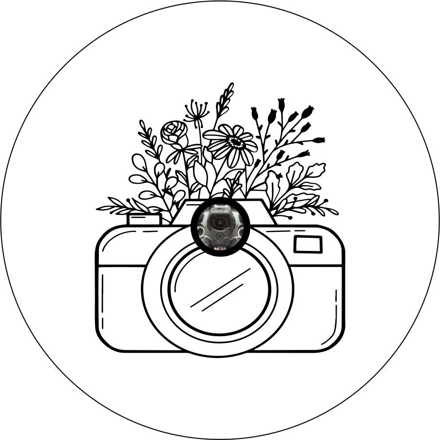 Camera with Flowers-duckduckjeep-offroad-wrangler-gladiator-3d-jeep duck-custom duck-Jeep-The Quacktory-Fun Jeep Ducks-Ducks4Jeep