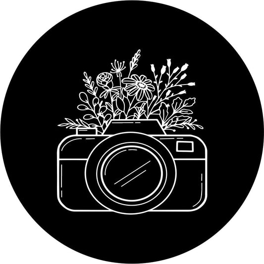 Camera with Flowers-duckduckjeep-offroad-wrangler-gladiator-3d-jeep duck-custom duck-Jeep-The Quacktory-Fun Jeep Ducks-Ducks4Jeep