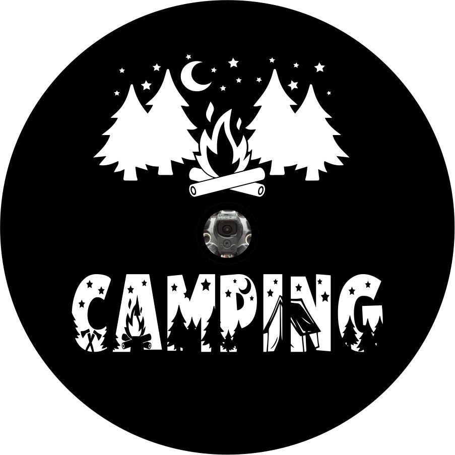 Camping with Fire and Trees-duckduckjeep-offroad-wrangler-gladiator-3d-jeep duck-custom duck-Jeep-The Quacktory-Fun Jeep Ducks-Ducks4Jeep