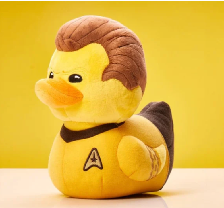 Captain James T. Kirk TUBBZ Duck Plushie-duckduckjeep-offroad-wrangler-gladiator-3d-jeep duck-custom duck-Jeep-The Quacktory-Fun Jeep Ducks-Ducks4Jeep