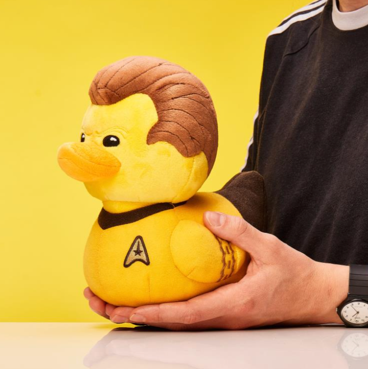 Captain James T. Kirk TUBBZ Duck Plushie-duckduckjeep-offroad-wrangler-gladiator-3d-jeep duck-custom duck-Jeep-The Quacktory-Fun Jeep Ducks-Ducks4Jeep