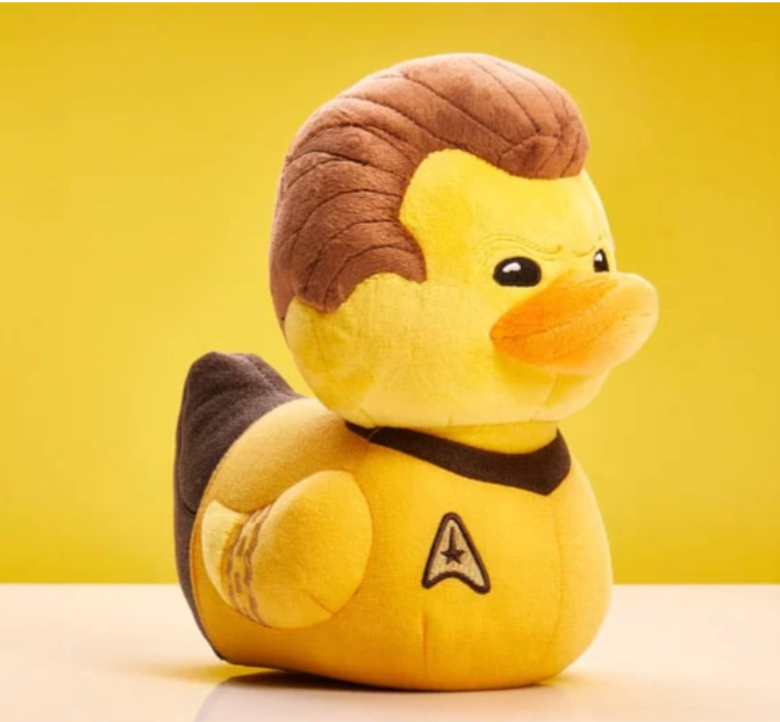 Captain James T. Kirk TUBBZ Duck Plushie-duckduckjeep-offroad-wrangler-gladiator-3d-jeep duck-custom duck-Jeep-The Quacktory-Fun Jeep Ducks-Ducks4Jeep