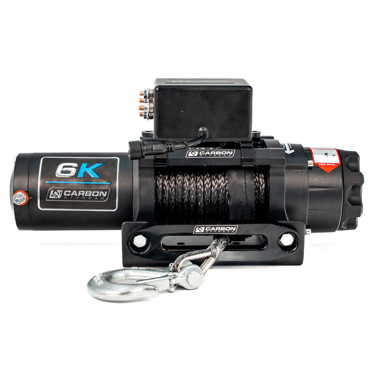 Carbon Offroad 6000lb ATV - Small 4X4 Winch-duckduckjeep-offroad-wrangler-gladiator-3d-jeep duck-custom duck-Jeep-The Quacktory-Fun Jeep Ducks-Ducks4Jeep