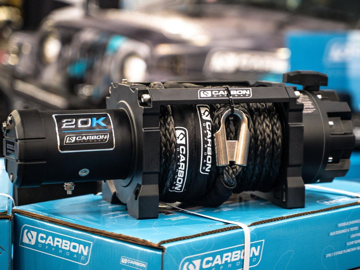 Carbon Offroad Extreme Duty Scout Pro 20000lb Truck Winch 24V Winch Only-duckduckjeep-offroad-wrangler-gladiator-3d-jeep duck-custom duck-Jeep-The Quacktory-Fun Jeep Ducks-Ducks4Jeep