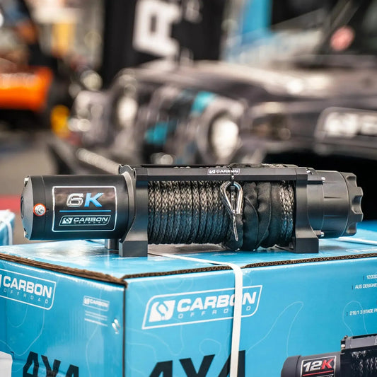 Carbon Offroad Long Drum 6000lb ATV - Small 4X4 Winch-duckduckjeep-offroad-wrangler-gladiator-3d-jeep duck-custom duck-Jeep-The Quacktory-Fun Jeep Ducks-Ducks4Jeep
