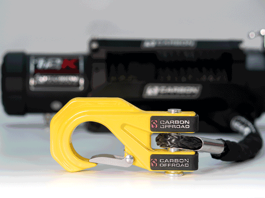 Carbon Offroad Mega Pro Winch Hook-duckduckjeep-offroad-wrangler-gladiator-3d-jeep duck-custom duck-Jeep-The Quacktory-Fun Jeep Ducks-Ducks4Jeep