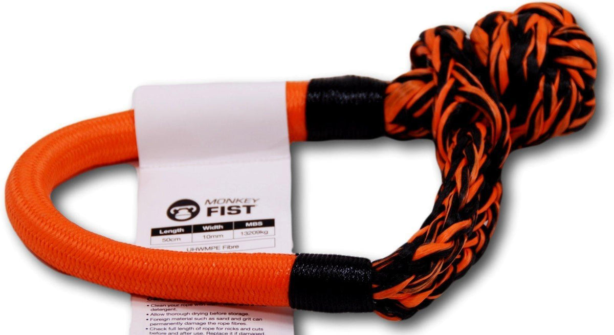 Carbon Offroad Monkey Fist 15T Synthetic Soft Shackle-duckduckjeep-offroad-wrangler-gladiator-3d-jeep duck-custom duck-Jeep-The Quacktory-Fun Jeep Ducks-Ducks4Jeep