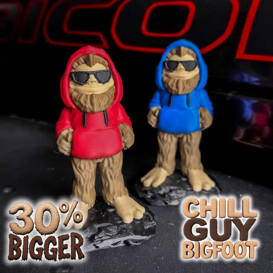 Chill Guy Bigfoot- DeskMate-duckduckjeep-offroad-wrangler-gladiator-3d-jeep duck-custom duck-Jeep-The Quacktory-Fun Jeep Ducks-Ducks4Jeep