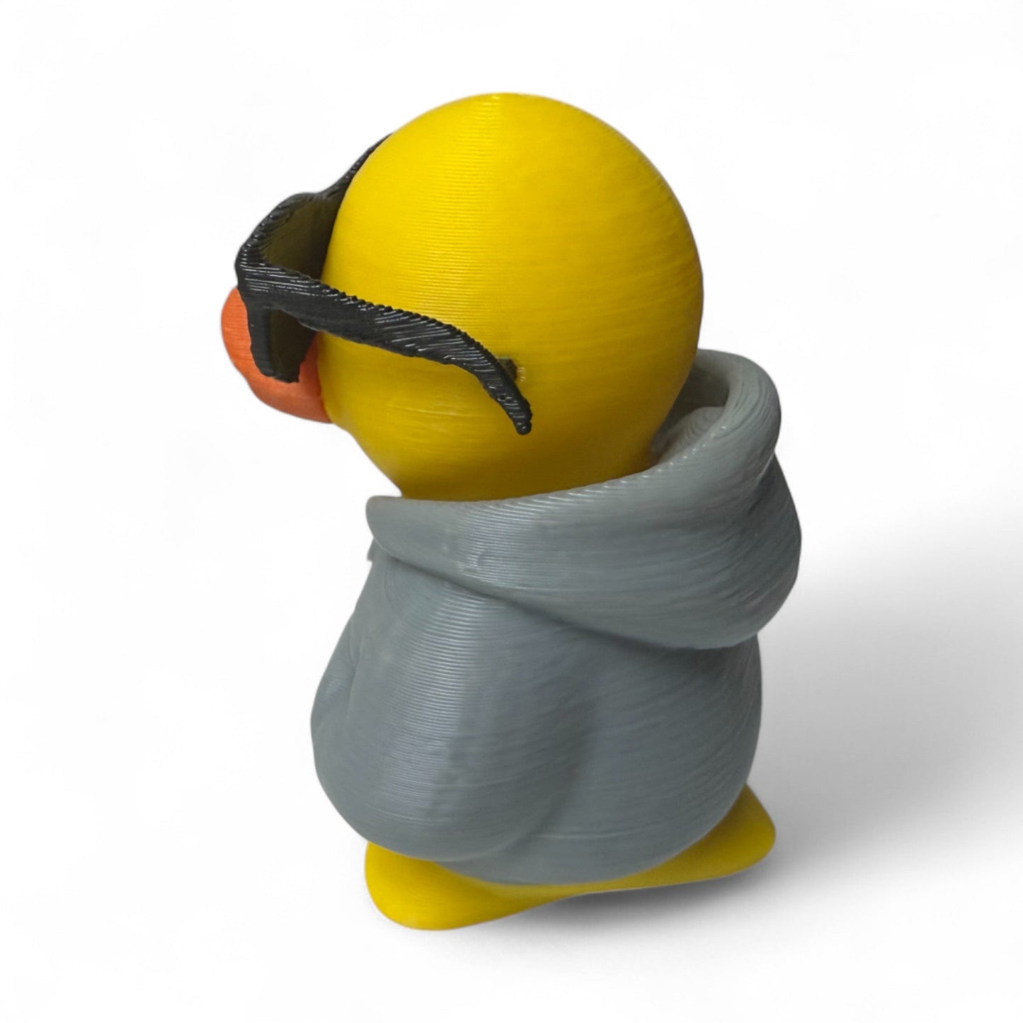 Chill Guy Hoody Duck – 3D-Printed Relaxed Duck with Sunglasses & Hoodie Swag
