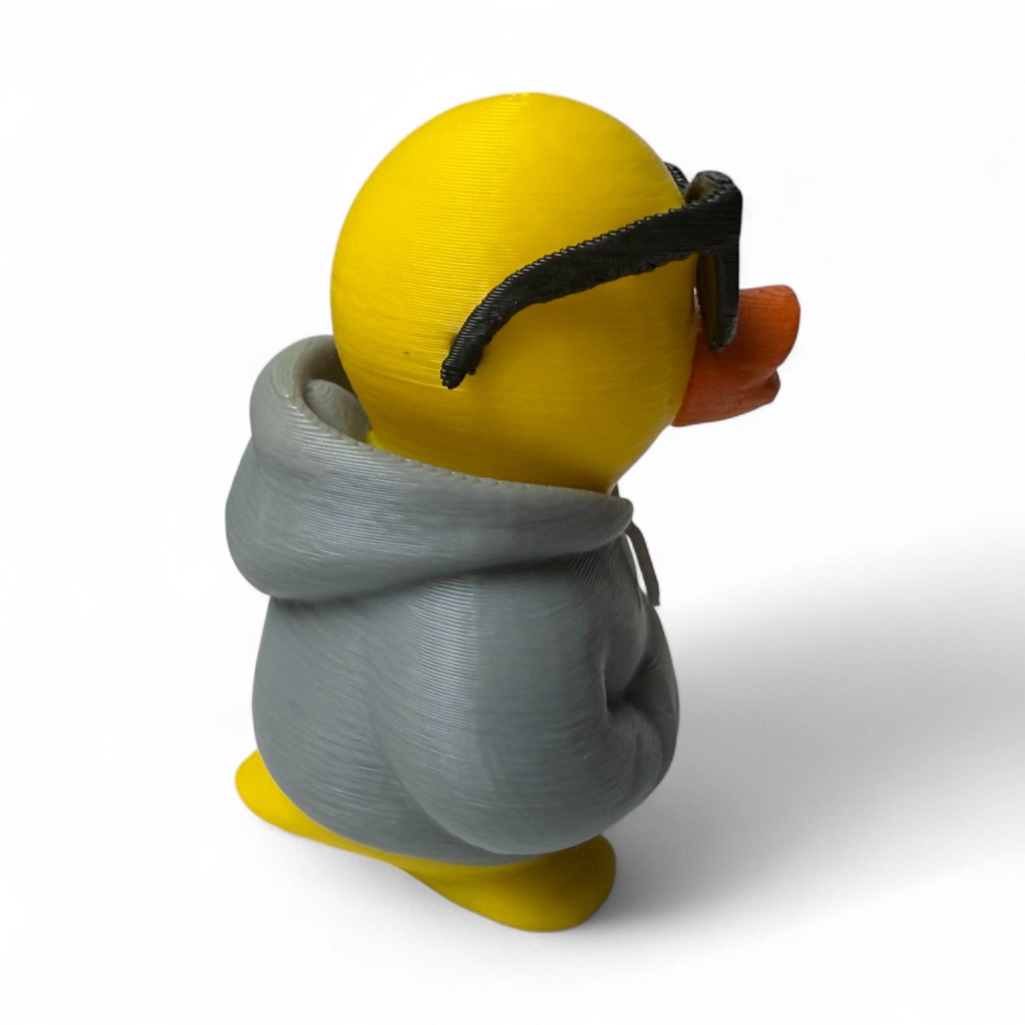 Chill Guy Hoody Duck – 3D-Printed Relaxed Duck with Sunglasses & Hoodie Swag