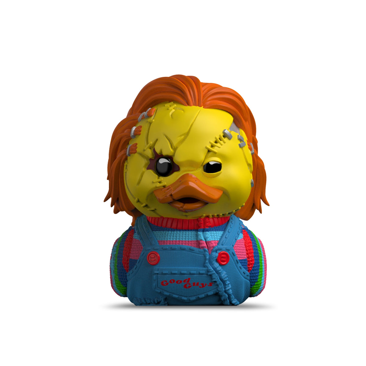 Chucky: Scarred Chucky TUBBZ (Mini Edition)-duckduckjeep-offroad-wrangler-gladiator-3d-jeep duck-custom duck-Jeep-The Quacktory-Fun Jeep Ducks-Ducks4Jeep