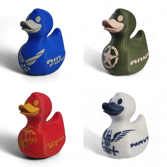 Classic Service Branches Bundle of Ducks-duckduckjeep-offroad-wrangler-gladiator-3d-jeep duck-custom duck-Jeep-The Quacktory-Fun Jeep Ducks-Ducks4Jeep