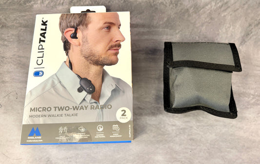 Midland ClipTalk Micro Two-Way Radio Pocket - ClipTalk MOLLE Belt Pouch