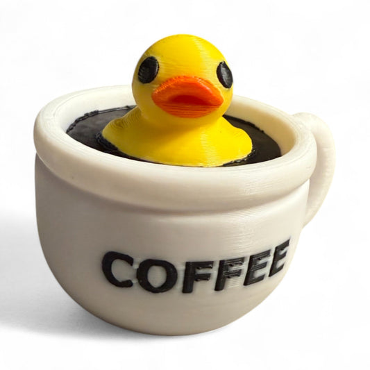 Coffee Duck – Cute Caffeine Gift for Coffee Lovers & Car Dashboard Fun-duckduckjeep-offroad-wrangler-gladiator-3d-jeep duck-custom duck-Jeep-The Quacktory-Fun Jeep Ducks-Ducks4Jeep