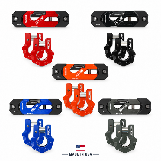 Color-Matched Recessed Winch Shackle & 3/4” Aluminum D-Shackles-duckduckjeep-offroad-wrangler-gladiator-3d-jeep duck-custom duck-Jeep-The Quacktory-Fun Jeep Ducks-Ducks4Jeep