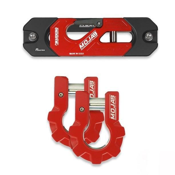 Color Matched Recessed Winch Shackle & Fairlead Kit + 3/4” Extreme Duty Aluminum Shackles (ceramic coated)lifetime warranty-duckduckjeep-offroad-wrangler-gladiator-3d-jeep duck-custom duck-Jeep-The Quacktory-Fun Jeep Ducks-Ducks4Jeep