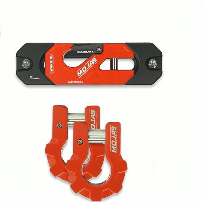 Color Matched Recessed Winch Shackle & Fairlead Kit + 3/4” Extreme Duty Aluminum Shackles (ceramic coated)lifetime warranty-duckduckjeep-offroad-wrangler-gladiator-3d-jeep duck-custom duck-Jeep-The Quacktory-Fun Jeep Ducks-Ducks4Jeep