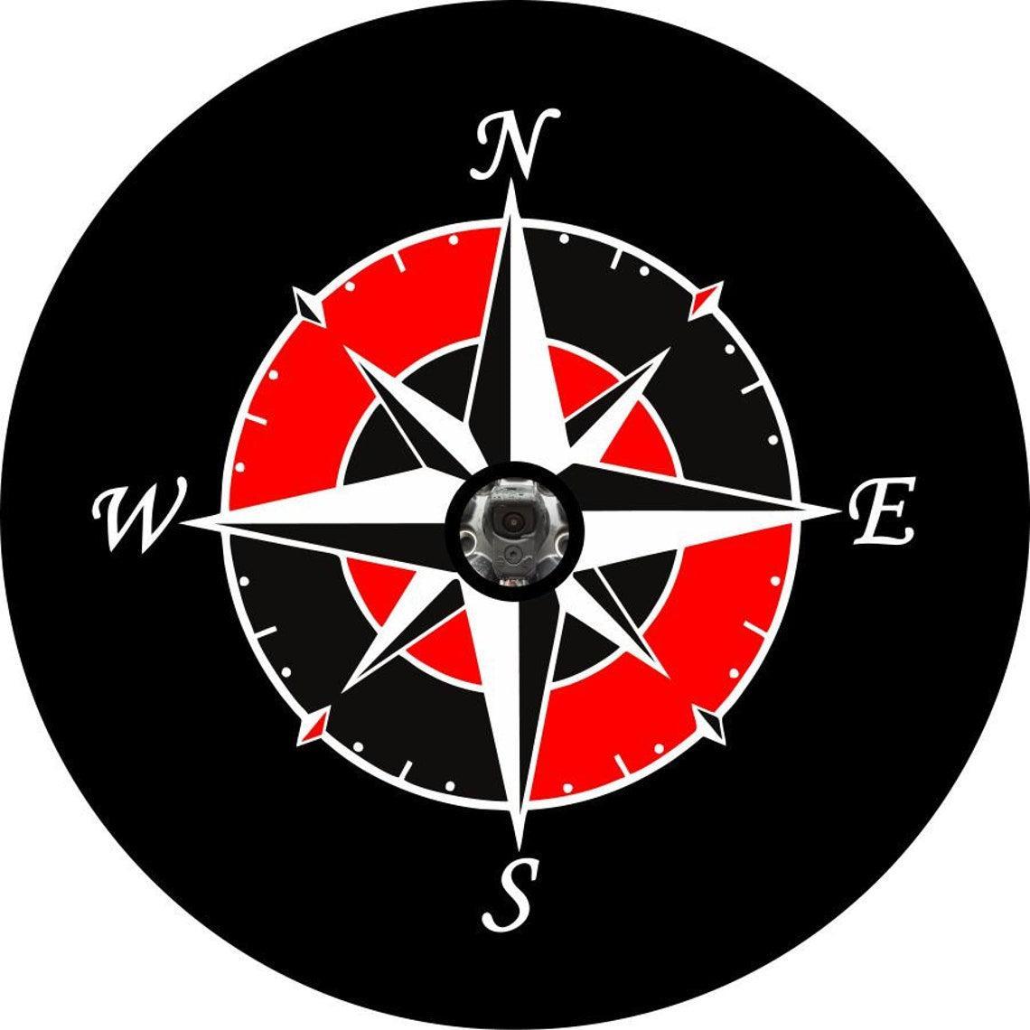 Compass Star Spare Tire Cover-duckduckjeep-offroad-wrangler-gladiator-3d-jeep duck-custom duck-Jeep-The Quacktory-Fun Jeep Ducks-Ducks4Jeep