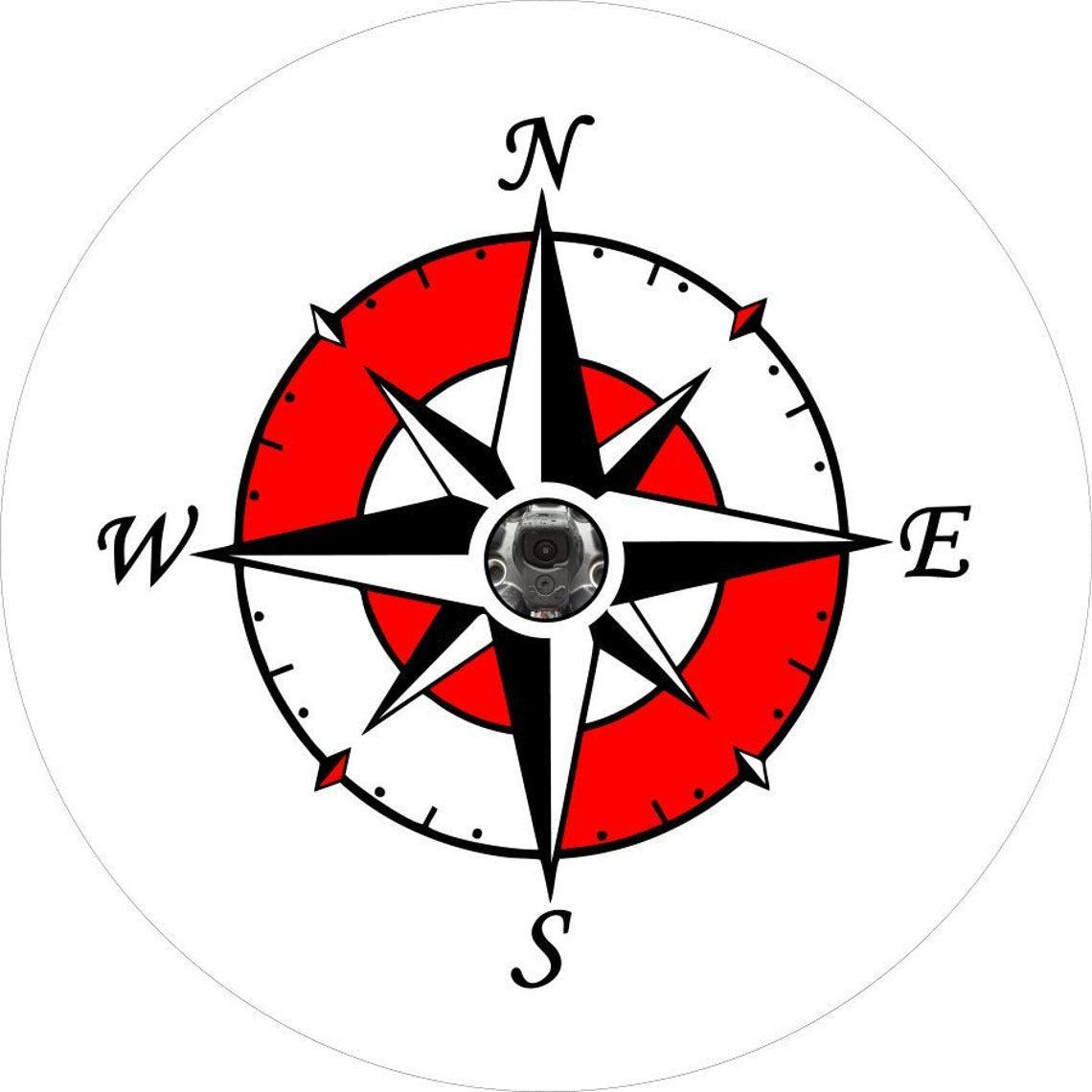 Compass Star Spare Tire Cover-duckduckjeep-offroad-wrangler-gladiator-3d-jeep duck-custom duck-Jeep-The Quacktory-Fun Jeep Ducks-Ducks4Jeep