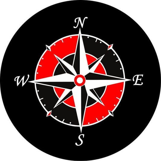 Compass Star Spare Tire Cover-duckduckjeep-offroad-wrangler-gladiator-3d-jeep duck-custom duck-Jeep-The Quacktory-Fun Jeep Ducks-Ducks4Jeep