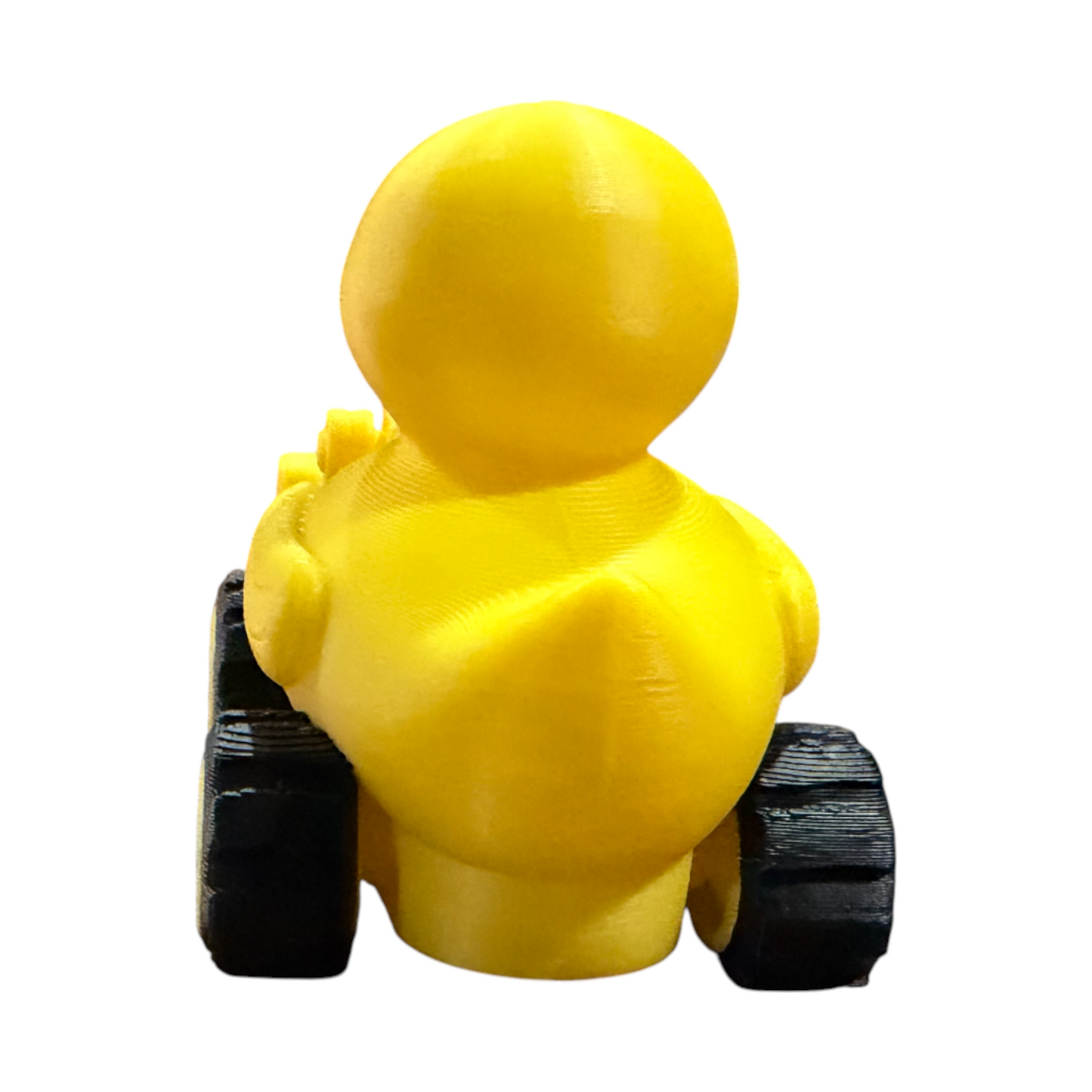 Construction Duck with Bulldozer – 3D Printed Worksite Duck Collectible