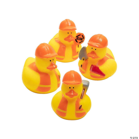 Construction Rubber Ducks - by the dozen-duckduckjeep-offroad-wrangler-gladiator-3d-jeep duck-custom duck-Jeep-The Quacktory-Fun Jeep Ducks-Ducks4Jeep