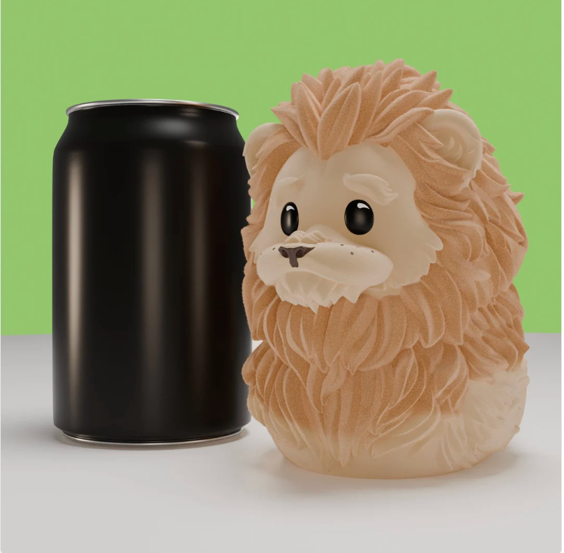 Cowardly Lion TUBBZ Collectible Duck (Boxed Edition)-duckduckjeep-offroad-wrangler-gladiator-3d-jeep duck-custom duck-Jeep-The Quacktory-Fun Jeep Ducks-Ducks4Jeep