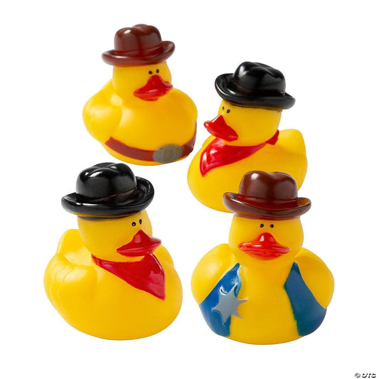 Cowboy Rubber Ducks - by the dozen-duckduckjeep-offroad-wrangler-gladiator-3d-jeep duck-custom duck-Jeep-The Quacktory-Fun Jeep Ducks-Ducks4Jeep